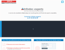 Tablet Screenshot of infodoc-experts.com